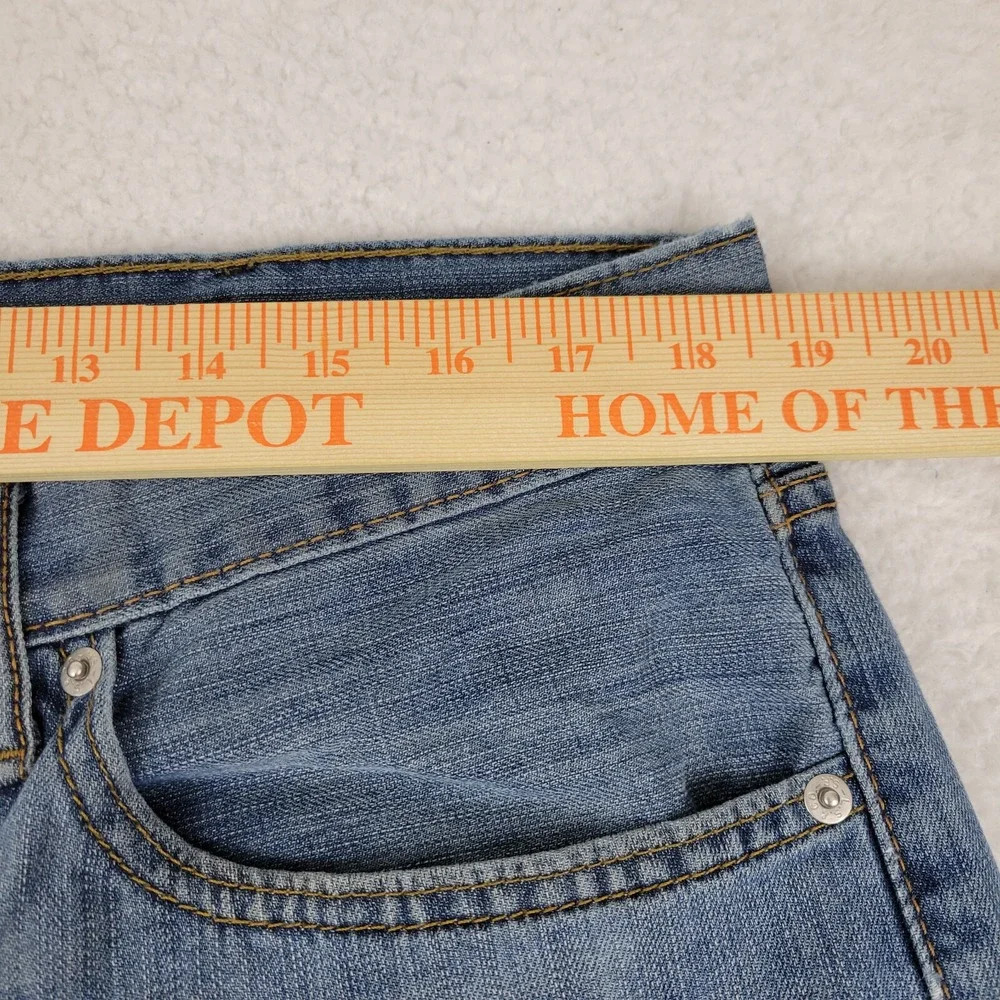 Levis 505 Regular Fit Straight Leg Jeans Mens 38 x 30 Measures 37 x 29 Blue Cott